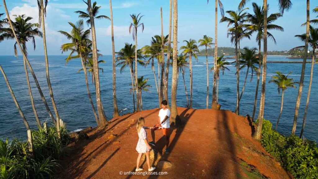 A Couple on the Coconut Tree Hill Mirissa