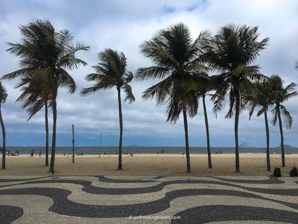 Copacabana beach sidewalk Brazil