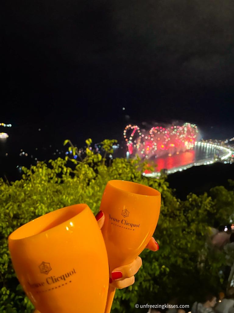 Sugarloaf New Year party in Rio de Janeiro, Brazil 