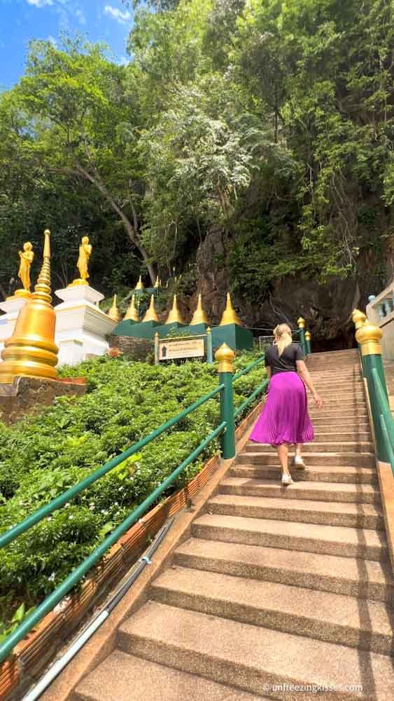 Climbing to Tiger Cave Temple Krabi