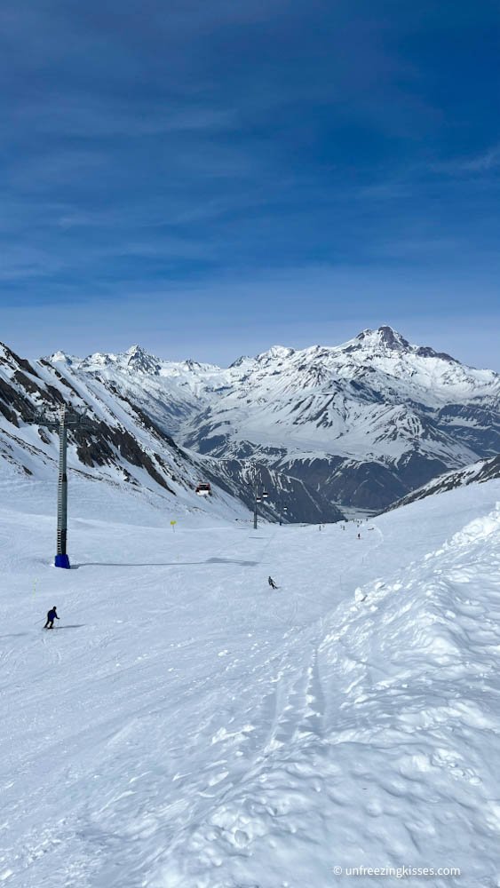 Caucasus mountains and The Gudauri Ski Resort Georgia