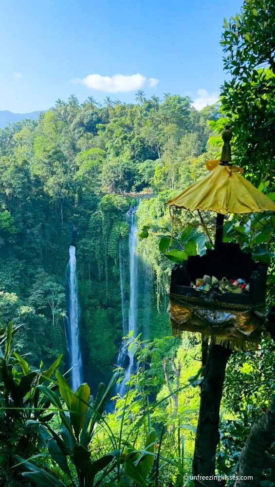 Sekumpul Waterfall viewpoint Bali