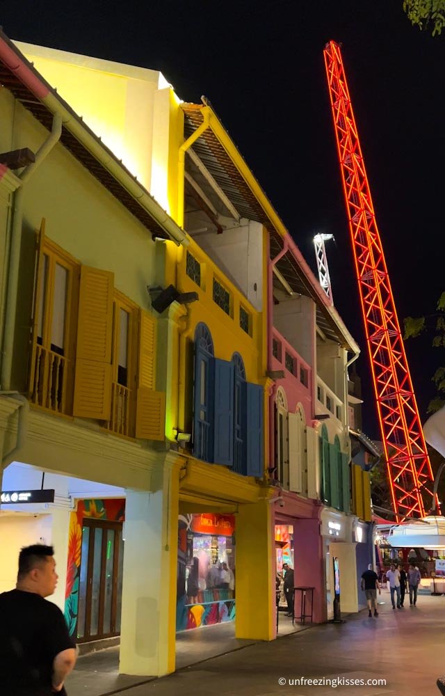 Colourful buildings in Clarke Quay Singapore