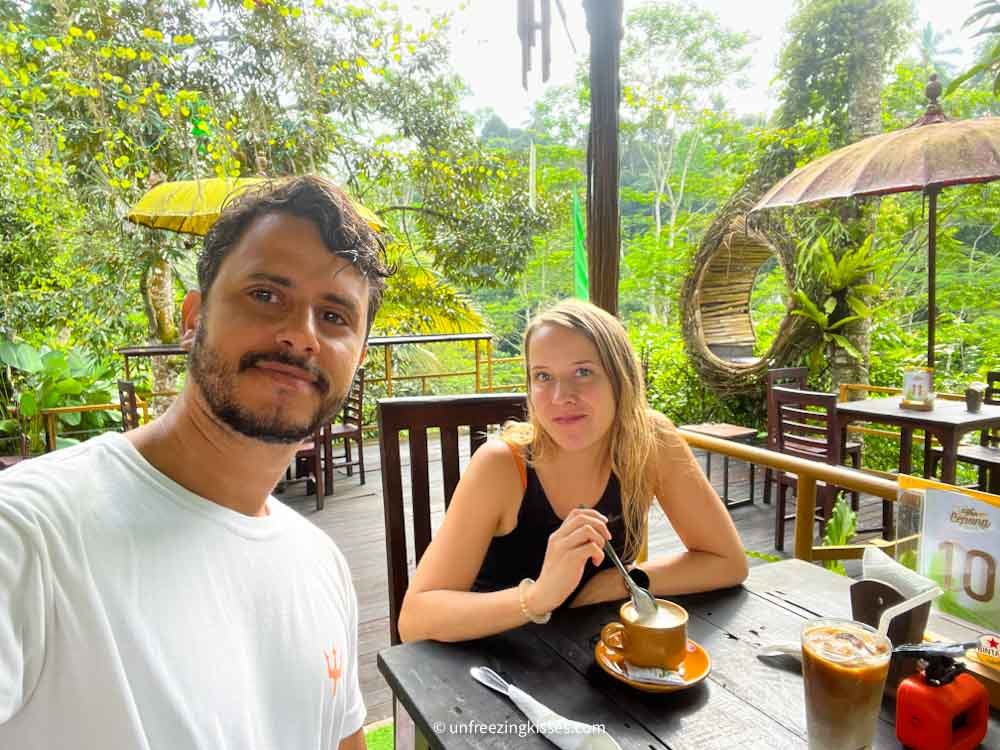 Tukad Cepung waterfall restaurants Bali