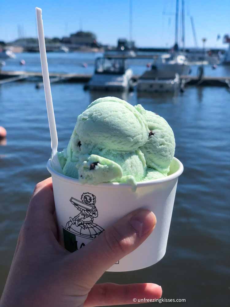 Ice cream in Helsinki Finland