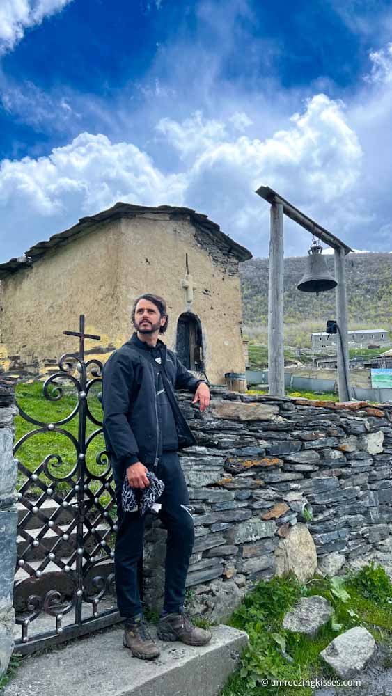 Church in the Usghuli Village Mestia Georgia