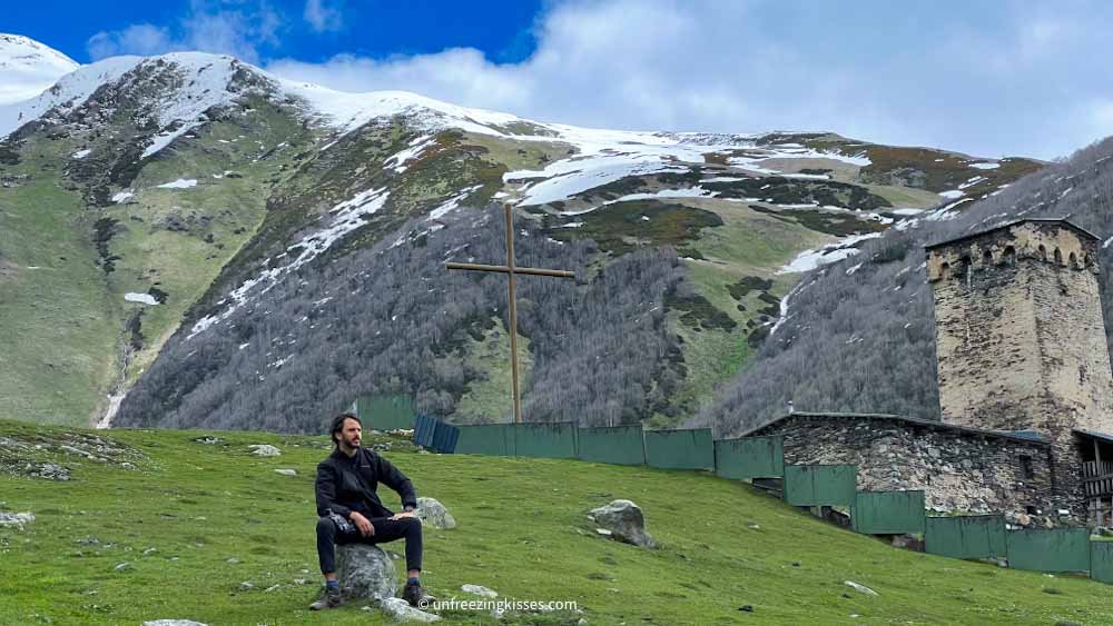 Usghuli Mestia viewpoint, Georgia