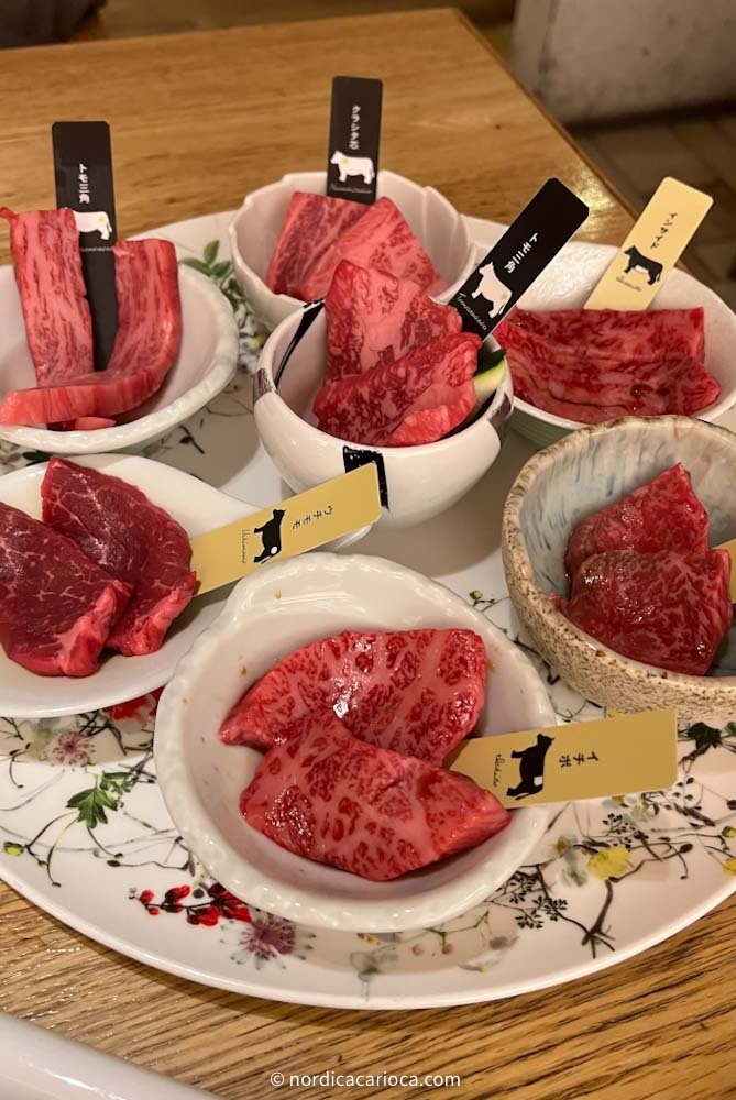 Yakiniku Restaurant in Tokyo Japan